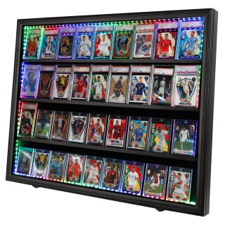 Sports Trading Card Display Frame Graded Card Holder Wall Mount Case PSA BGS Protector Multi Slot Sh